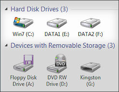 My Computer Drive Icons